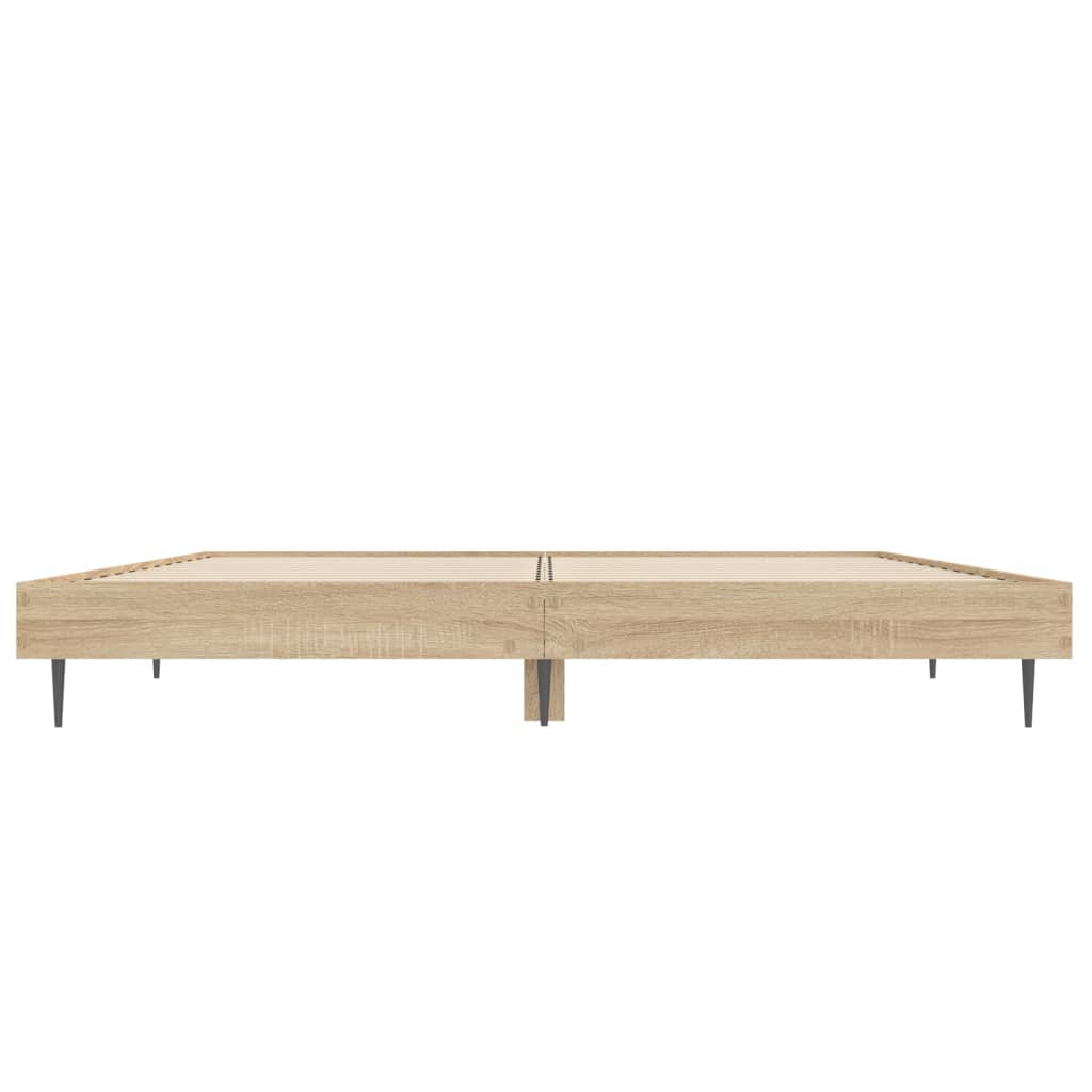 Giroletto senza Materasso Rovere Sonoma 140x190cm in Truciolato | homemem39