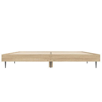 Giroletto senza Materasso Rovere Sonoma 140x190cm in Truciolato | homemem39