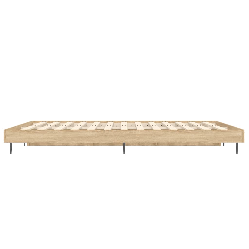 Giroletto senza Materasso Rovere Sonoma 140x190cm in Truciolato | homemem39