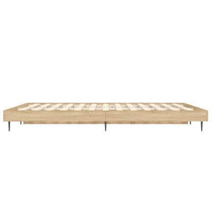 Giroletto senza Materasso Rovere Sonoma 140x190cm in Truciolato | homemem39
