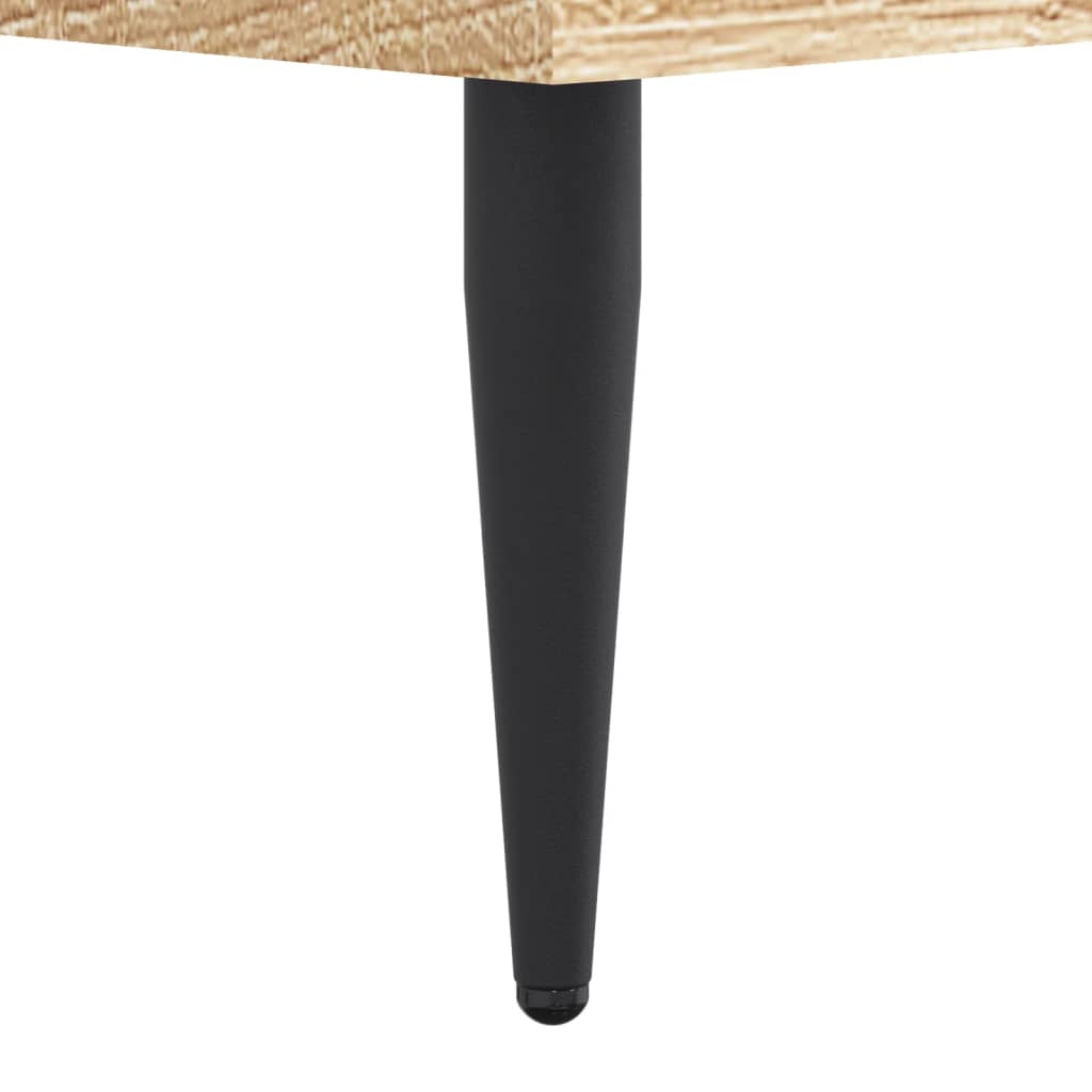 Giroletto senza Materasso Rovere Sonoma 140x190cm in Truciolato - homemem39