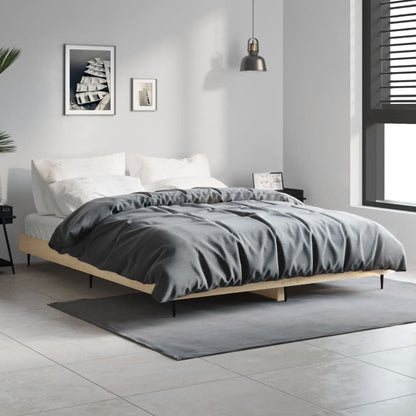 Giroletto senza Materasso Rovere Sonoma 140x190cm in Truciolato | homemem39