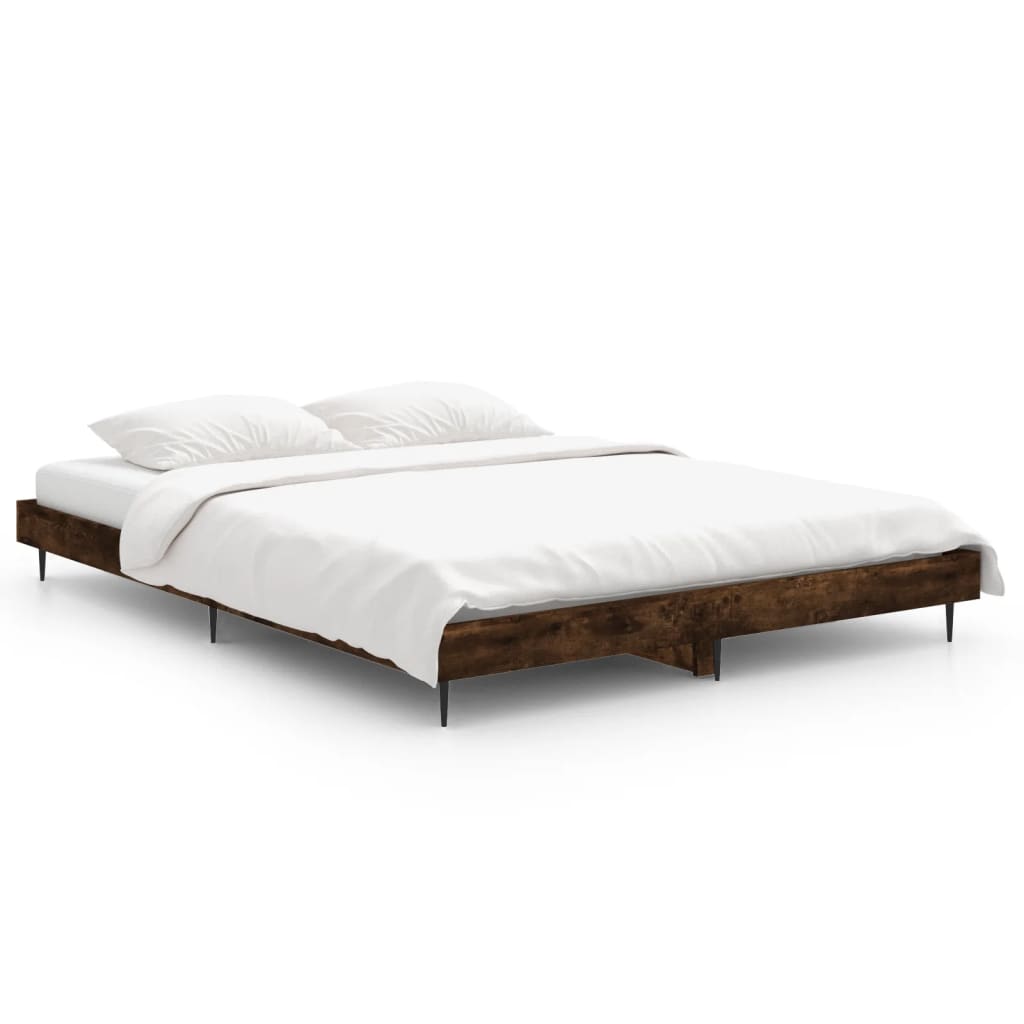 Giroletto senza Materasso Rovere Fumo 140x190 cm in Truciolato | homemem39