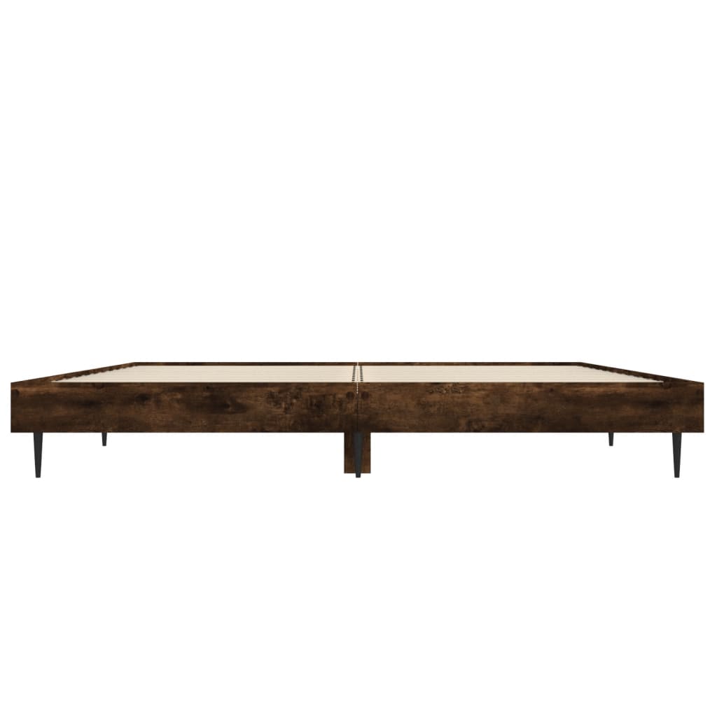 Giroletto senza Materasso Rovere Fumo 140x190 cm in Truciolato | homemem39