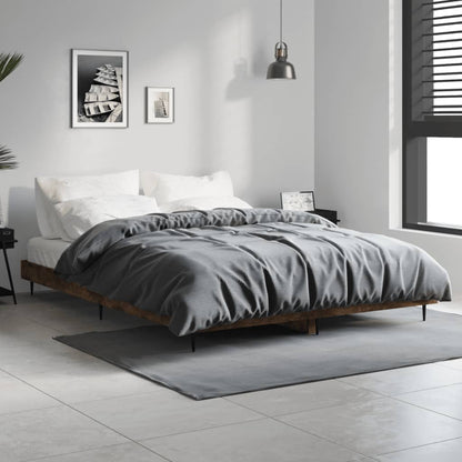 Giroletto senza Materasso Rovere Fumo 140x190 cm in Truciolato | homemem39