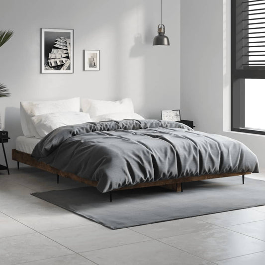 Giroletto senza Materasso Rovere Fumo 140x190 cm in Truciolato | homemem39