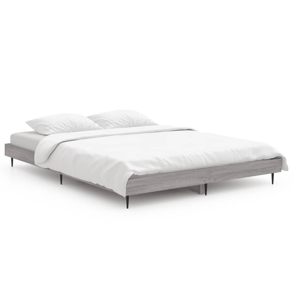 Giroletto Grigio Sonoma 140x190 cm in Legno Multistrato | homemem39