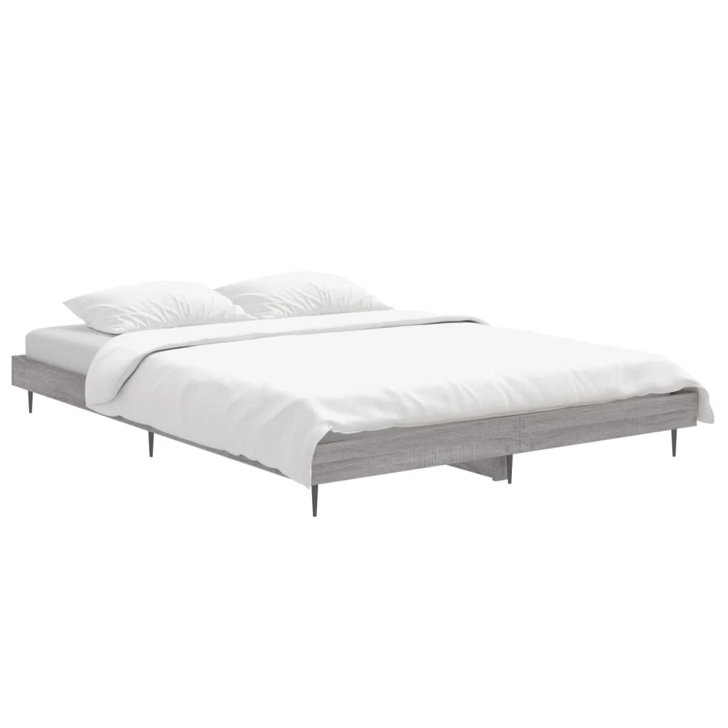 Giroletto Grigio Sonoma 140x190 cm in Legno Multistrato | homemem39