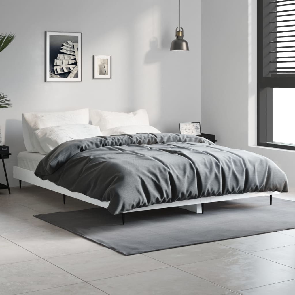Giroletto Bianco 135x190 cm in Legno Multistrato | homemem39