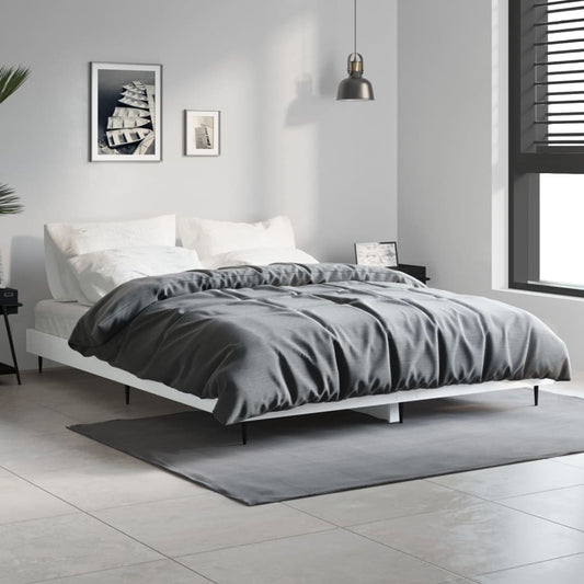 Giroletto Bianco 135x190 cm in Legno Multistrato | homemem39