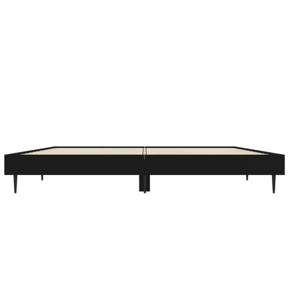 Giroletto Nero 135x190 cm in Legno Multistrato | homemem39