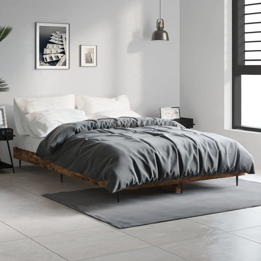 Giroletto senza Materasso Rovere Fumo 120x190 cm in Truciolato | homemem39