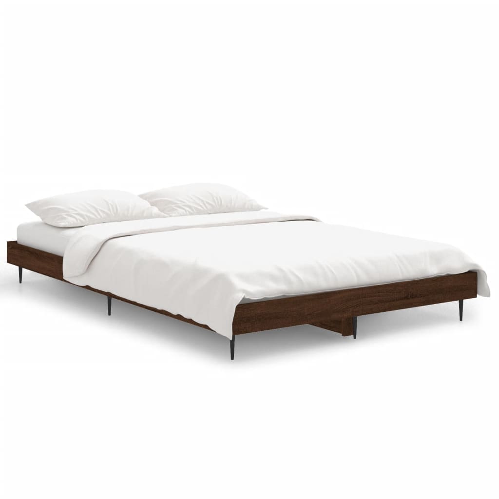 Giroletto senza Materasso Rovere Marrone 120x190 cm Truciolato | homemem39