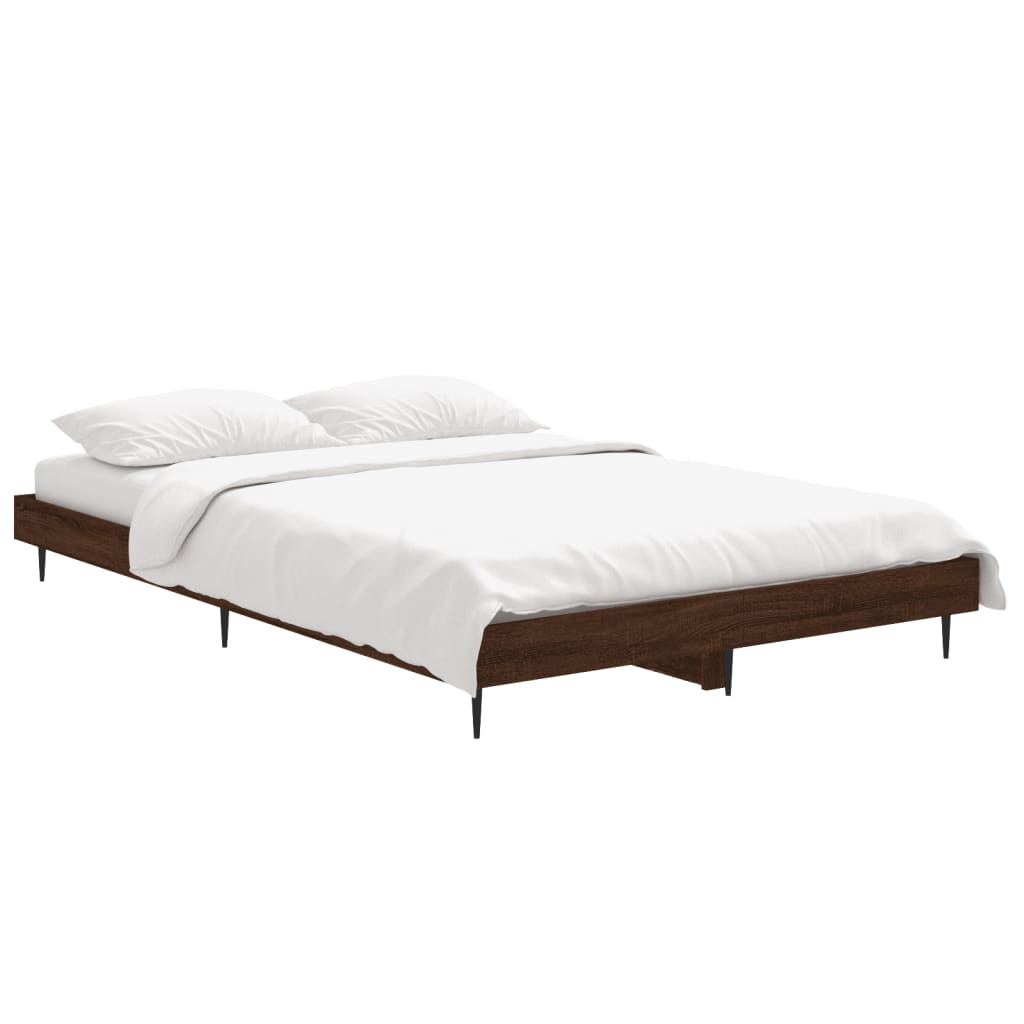 Giroletto senza Materasso Rovere Marrone 120x190 cm Truciolato | homemem39