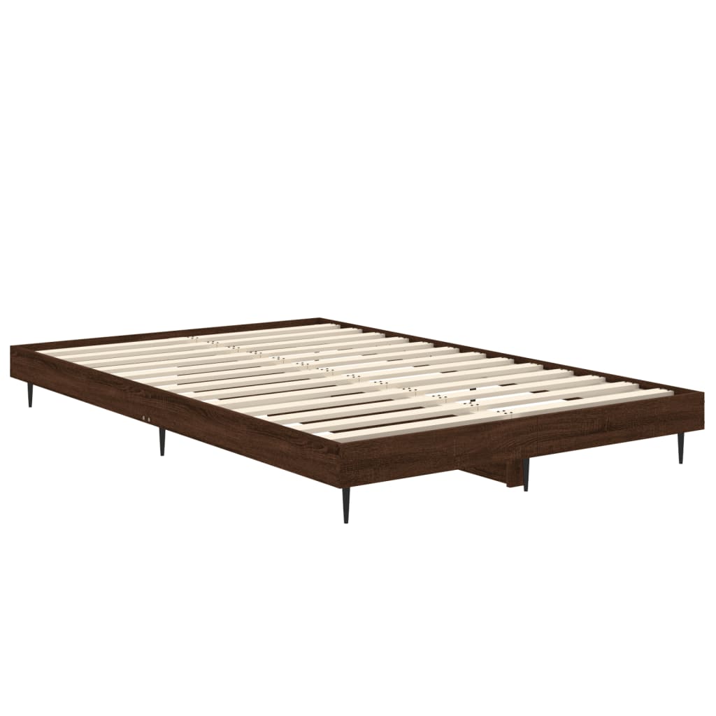 Giroletto senza Materasso Rovere Marrone 120x190 cm Truciolato | homemem39
