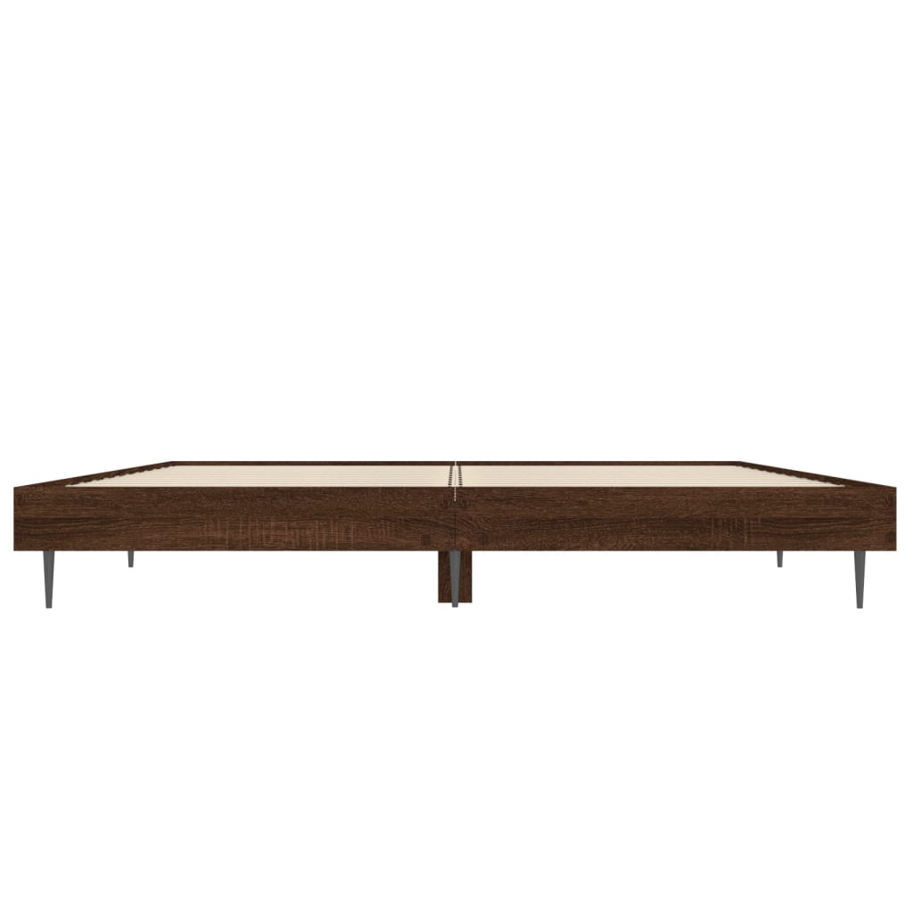 Giroletto senza Materasso Rovere Marrone 120x190 cm Truciolato | homemem39