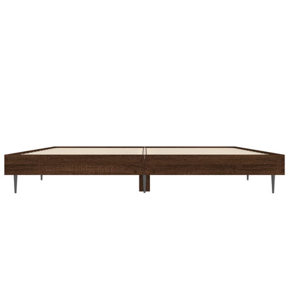 Giroletto senza Materasso Rovere Marrone 120x190 cm Truciolato | homemem39