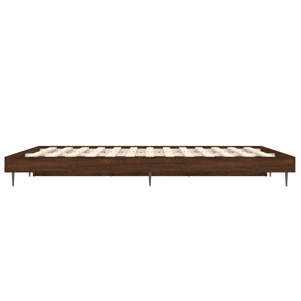 Giroletto senza Materasso Rovere Marrone 120x190 cm Truciolato | homemem39