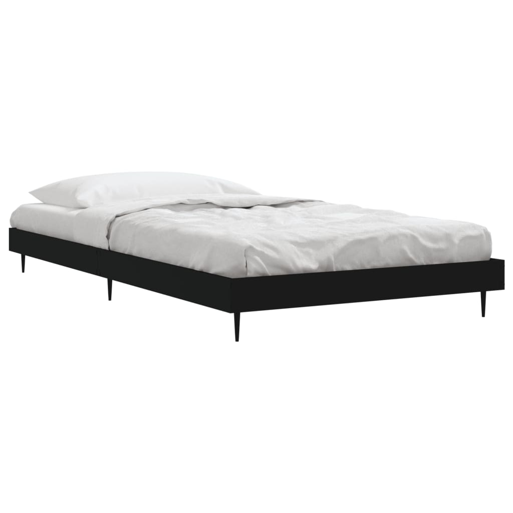 Giroletto Nero 90x190 cm in Legno Multistrato | homemem39