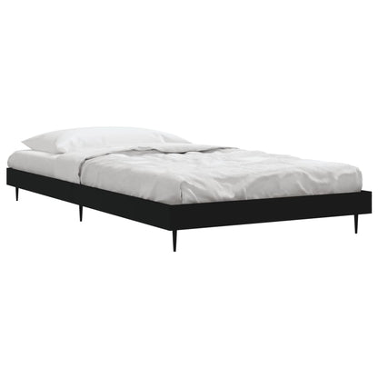 Giroletto Nero 90x190 cm in Legno Multistrato | homemem39