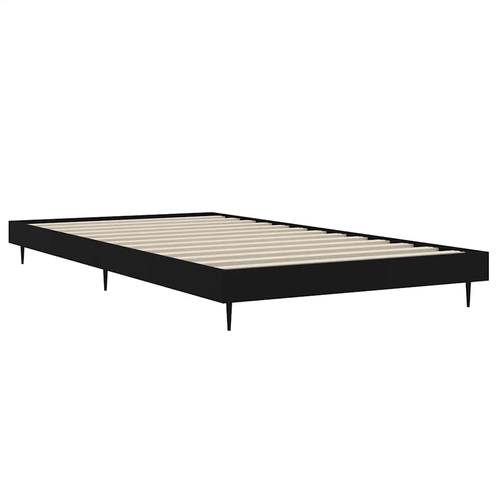 Giroletto Nero 90x190 cm in Legno Multistrato | homemem39