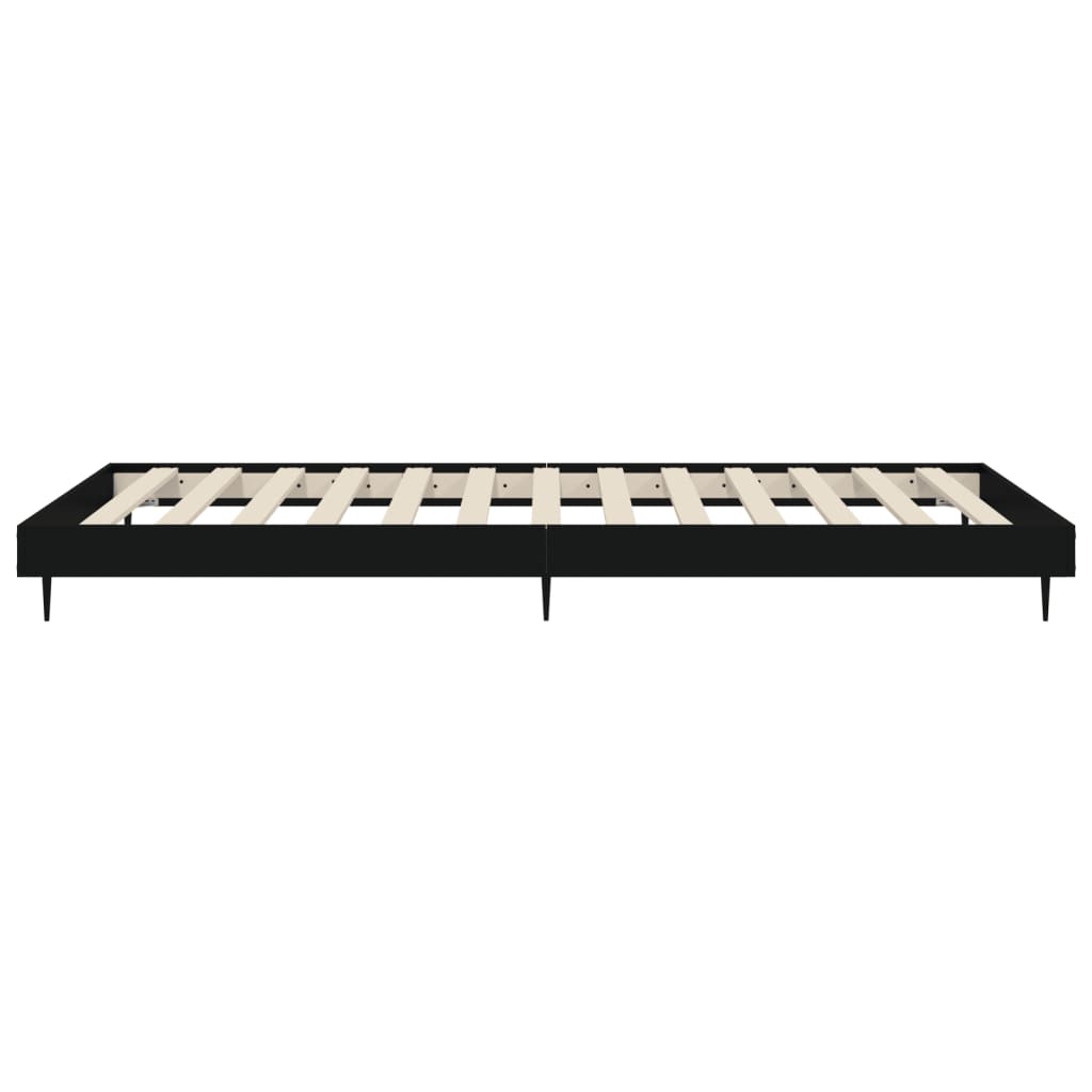 Giroletto Nero 90x190 cm in Legno Multistrato | homemem39