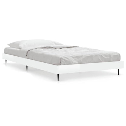 Giroletto Bianco Lucido 90x190 cm in Legno Multistrato | homemem39