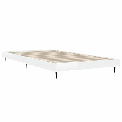 Giroletto Bianco Lucido 90x190 cm in Legno Multistrato | homemem39