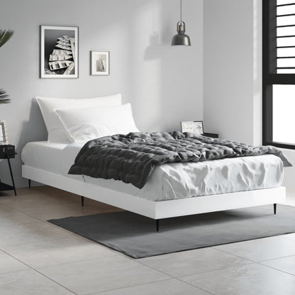 Giroletto Bianco Lucido 90x190 cm in Legno Multistrato | homemem39