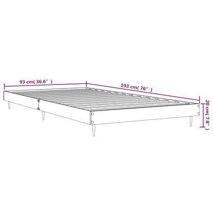 Giroletto senza Materasso Rovere Sonoma 90x190 cm in Truciolato | homemem39
