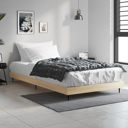 Giroletto senza Materasso Rovere Sonoma 90x190 cm in Truciolato | homemem39