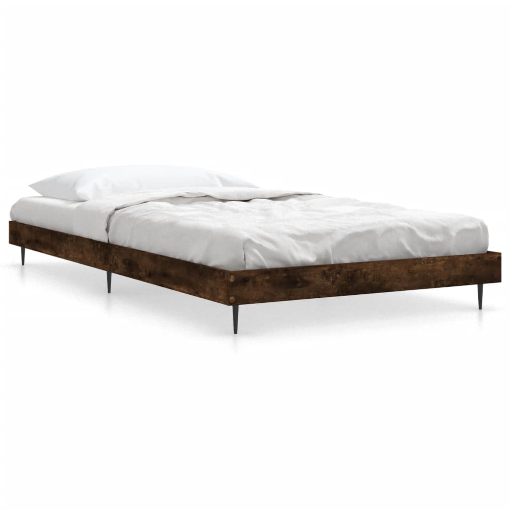 Giroletto senza Materasso Rovere Fumo 90x190 cm in Truciolato | homemem39