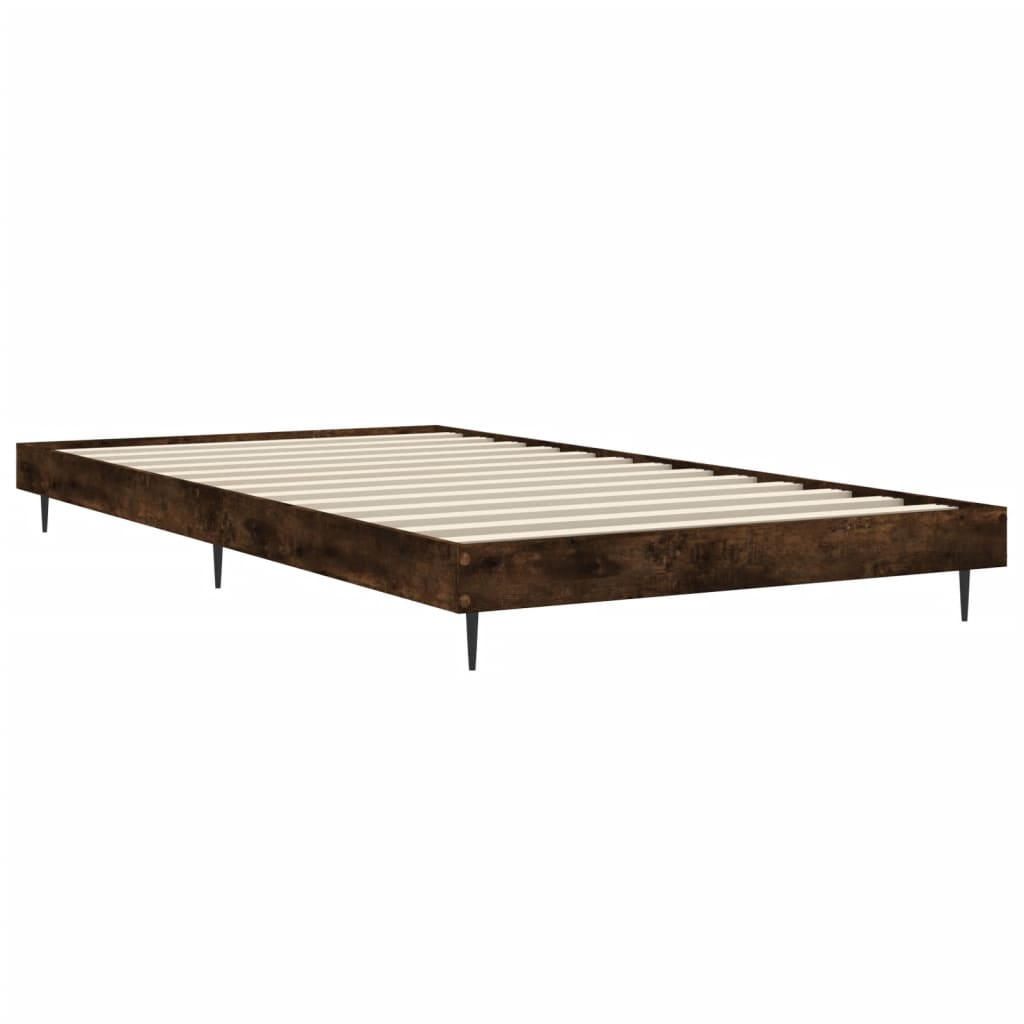 Giroletto senza Materasso Rovere Fumo 90x190 cm in Truciolato | homemem39