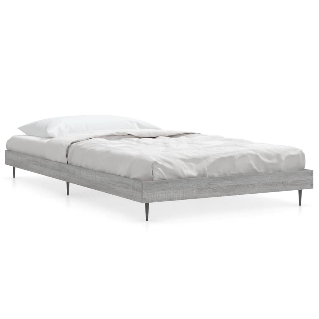 Giroletto Grigio Sonoma 90x190 cm in Legno Multistrato | homemem39