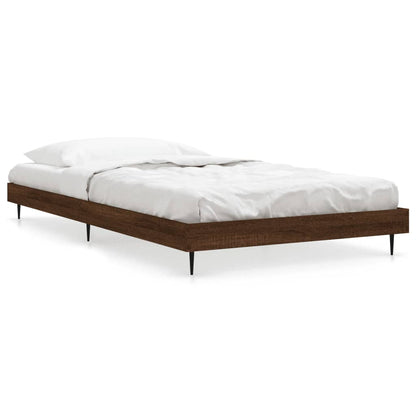 Giroletto senza Materasso Rovere Marrone 90x190cm in Truciolato | homemem39
