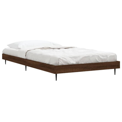 Giroletto senza Materasso Rovere Marrone 90x190cm in Truciolato | homemem39