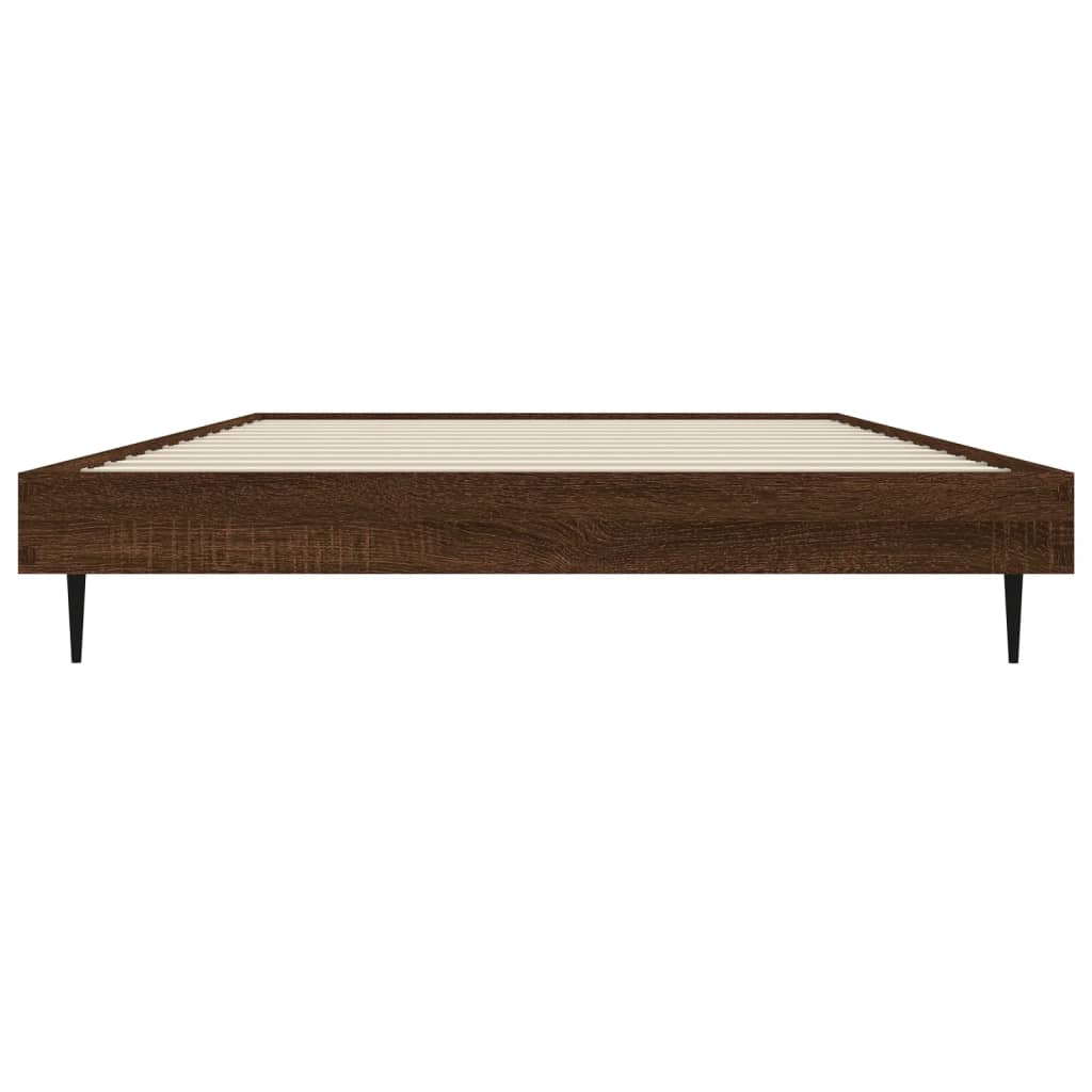 Giroletto senza Materasso Rovere Marrone 90x190cm in Truciolato | homemem39