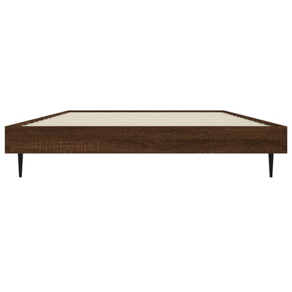 Giroletto senza Materasso Rovere Marrone 90x190cm in Truciolato | homemem39