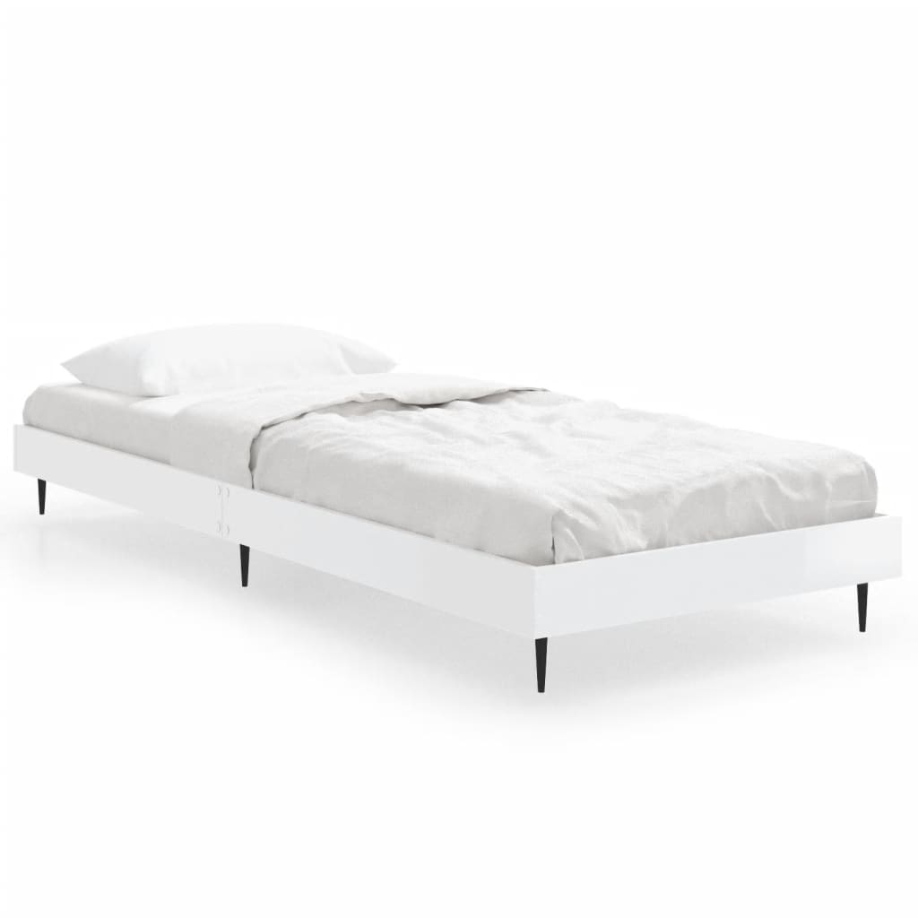 Giroletto Bianco Lucido 75x190 cm in Legno Multistrato | homemem39