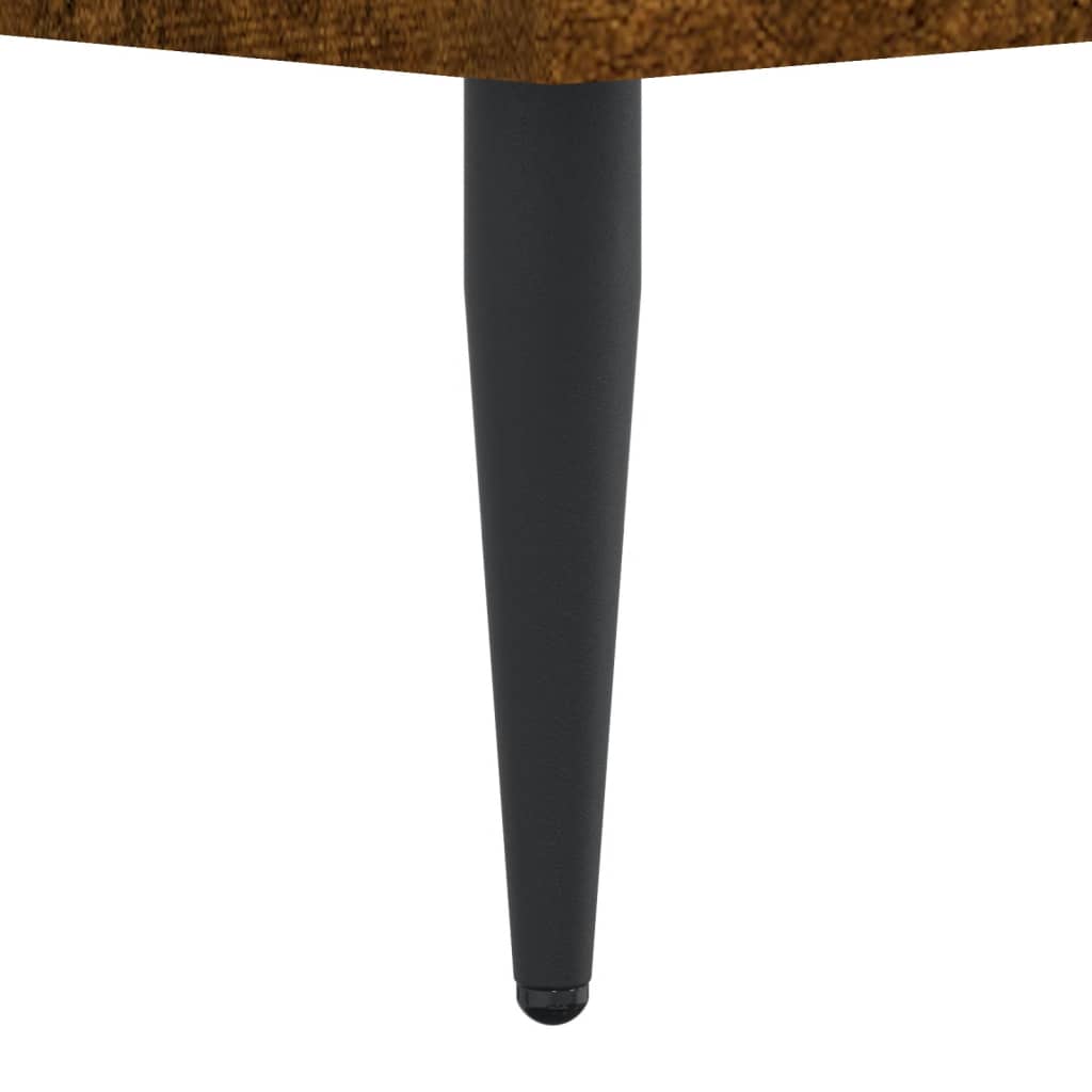 Giroletto senza Materasso Rovere Fumo 75x190 cm in Truciolato - homemem39