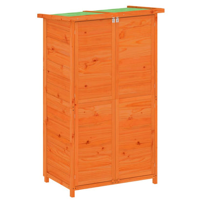 Rimessa da Giardino Marrone 83x57x140 cm Legno Massello di Pino - homemem39