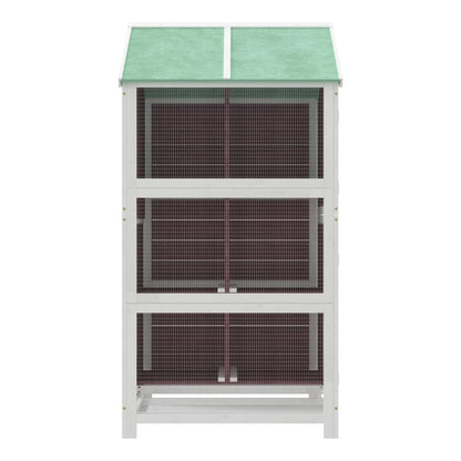 Casetta per Uccelli Moka 97x81x152 cm in Legno Massello di Pino | homemem39