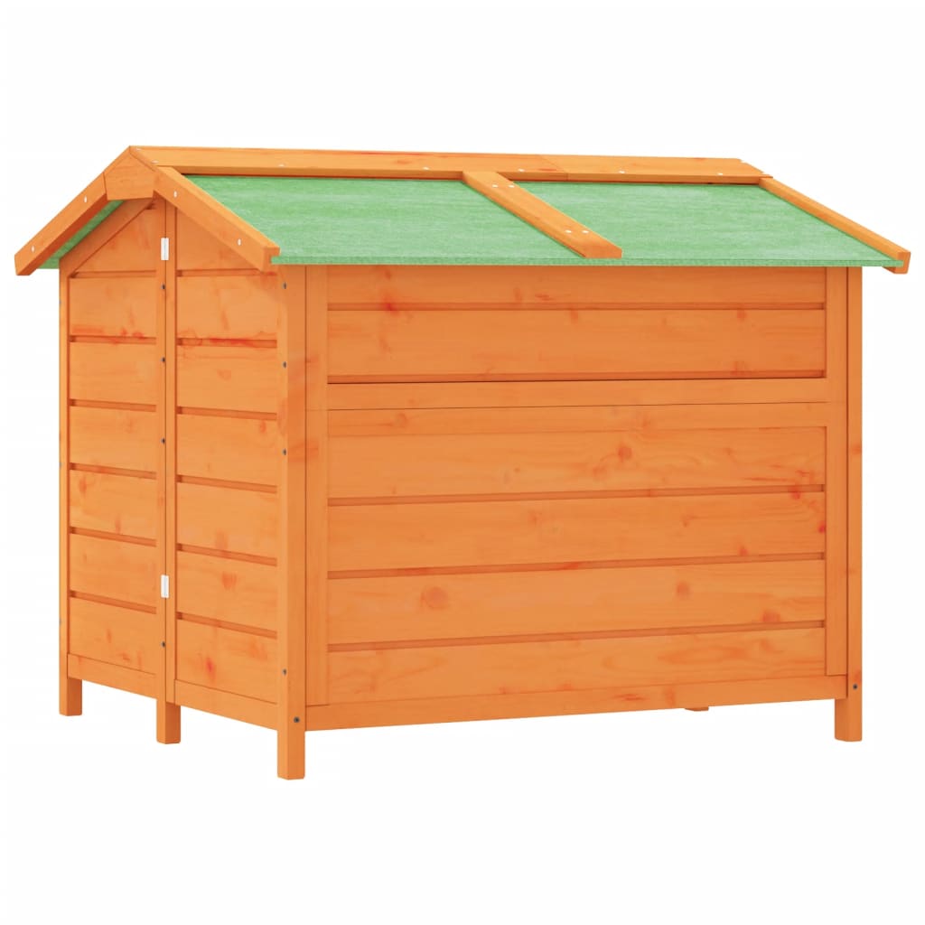 Cuccia per Cani Marrone 96x87x80,5 cm in Legno Massello di Pino | homemem39