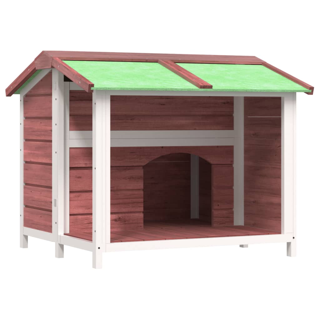 Cuccia per Cani Moka 96x87x80,5 cm in Legno Massello di Pino | homemem39
