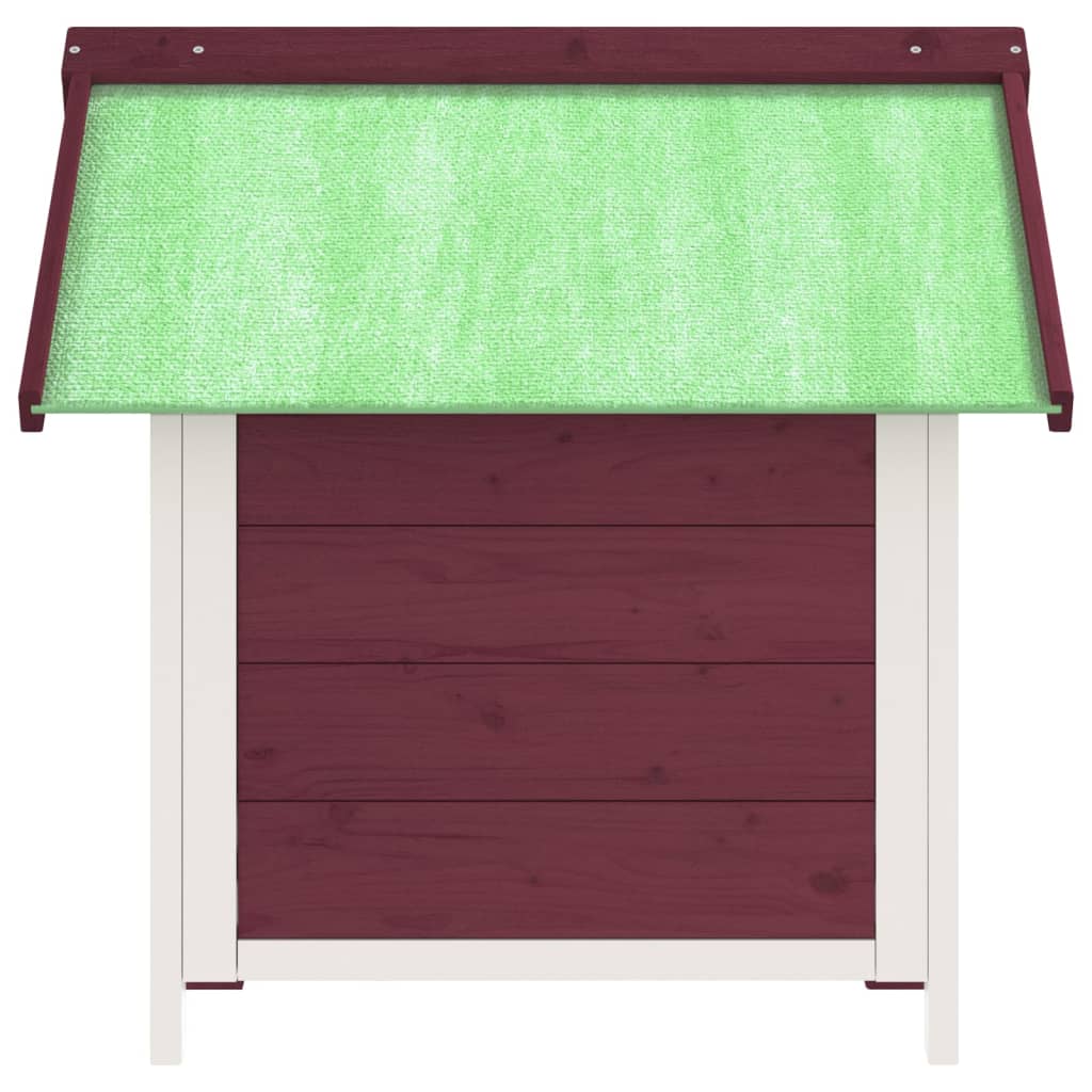 Cuccia per Cani Moka 65x65x61,5 cm in Legno Massello di Pino | homemem39