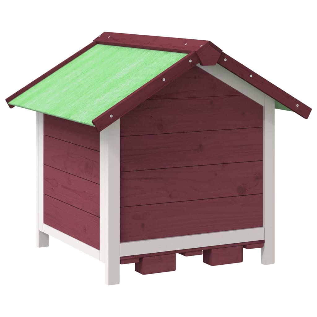Cuccia per Cani Moka 65x65x61,5 cm in Legno Massello di Pino | homemem39
