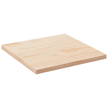 Piano del tavolo 80x80x2,5cm in legno massello di pino quadrato