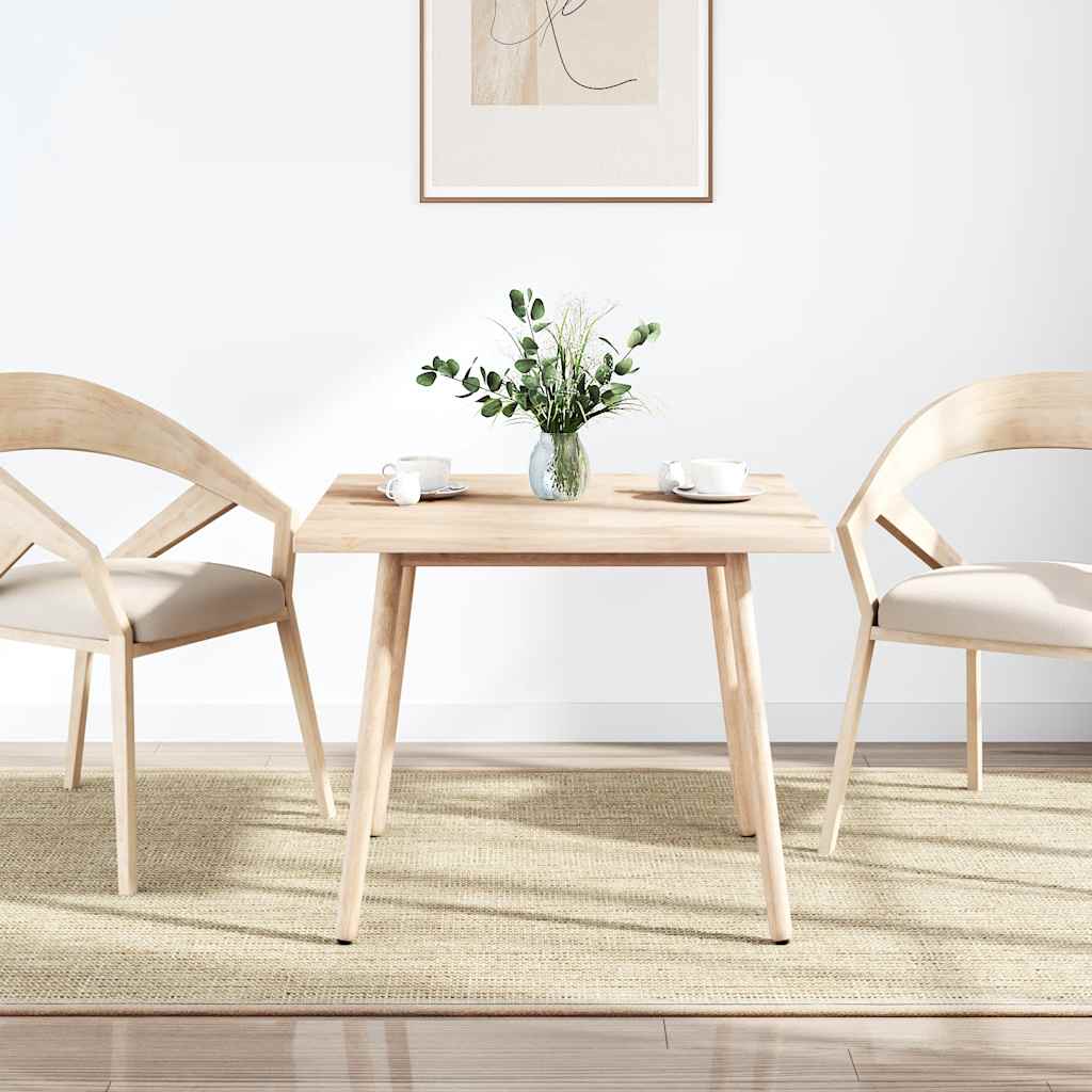 Piano del tavolo 80x80x2,5 cm in legno massello di pino quadrato | homemem39