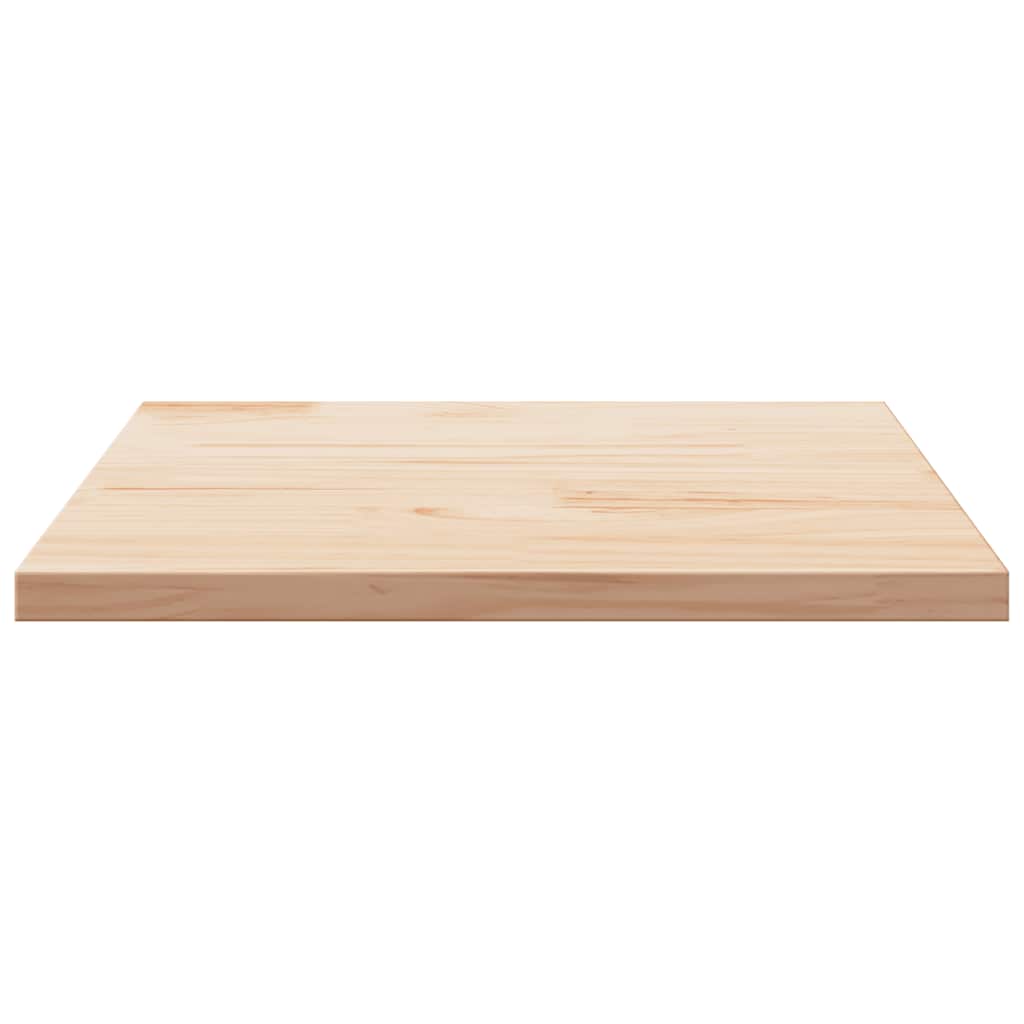 Piano del tavolo 80x80x2,5 cm in legno massello di pino quadrato | homemem39