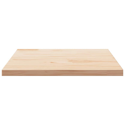 Piano del tavolo 80x80x2,5cm in legno massello di pino quadrato